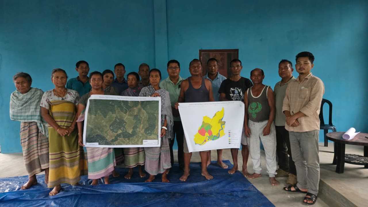 The Ganol CMU team conducted a VLMAP preparation exercise at Andarkona VPIC under Rerapara Block, SWGH.