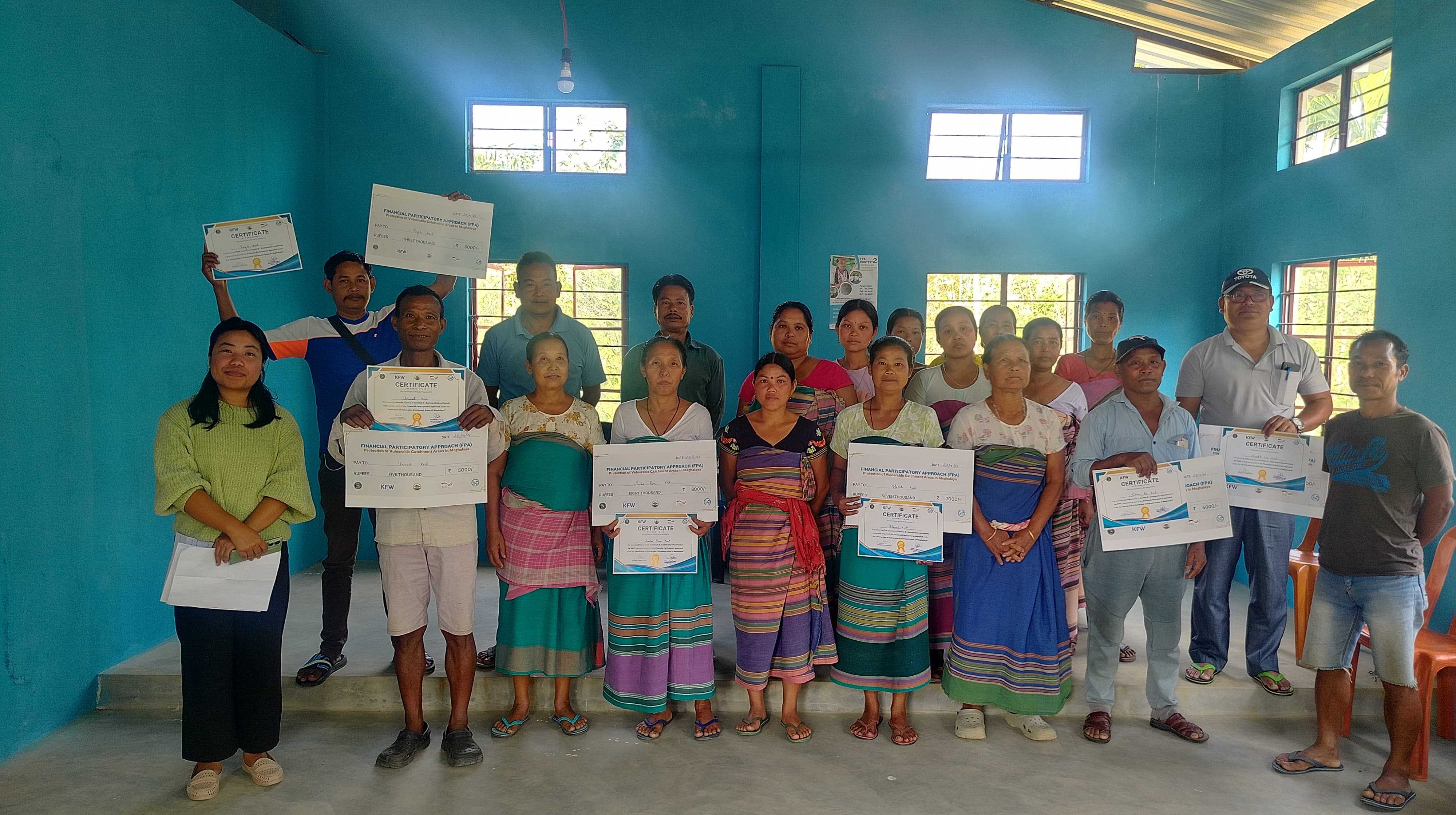 The Ganol-CMU team conducted FPA Contest 2 and 3 at Andarkona Village under Rerapara Block.