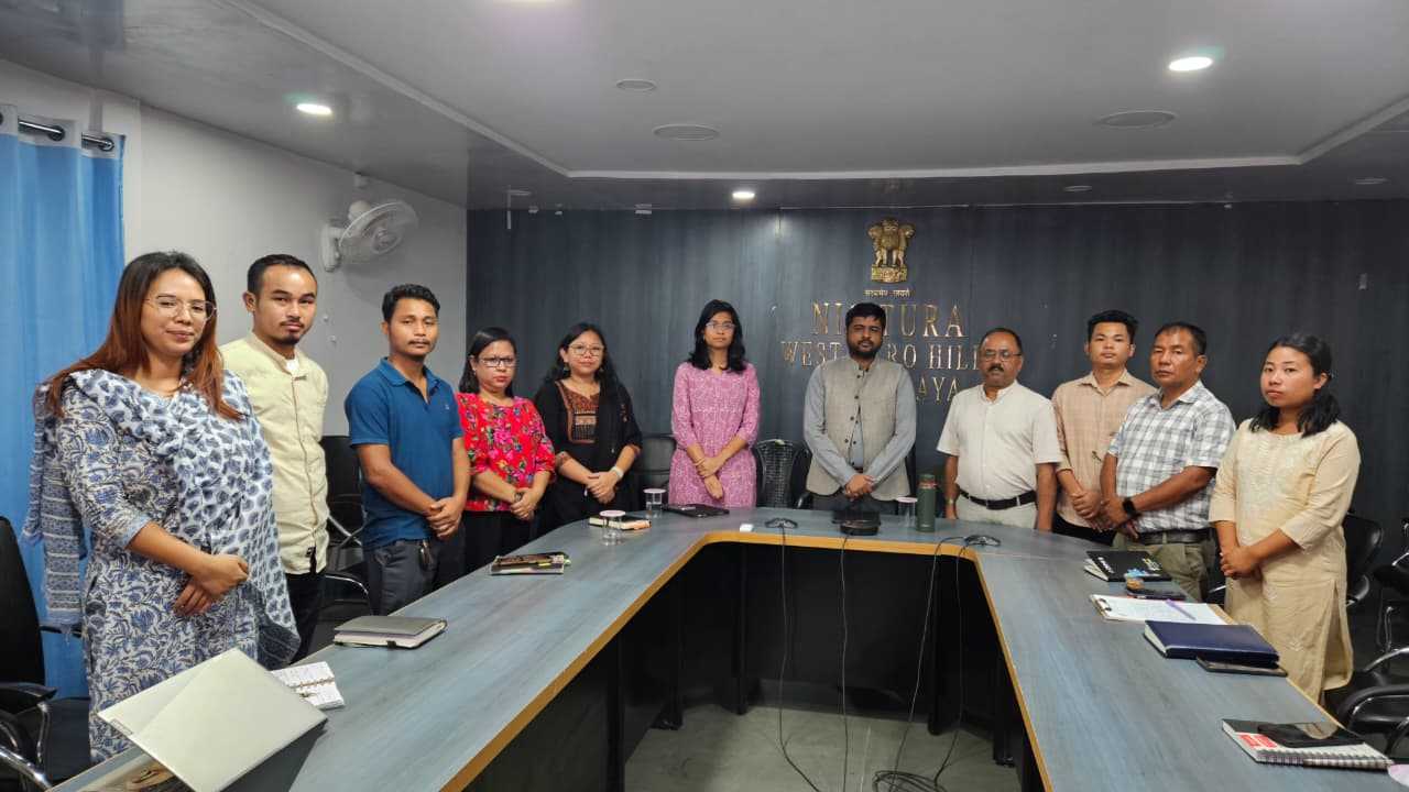 A review meeting was held in the NIC Conference Hall, Tura, West Garo Hills