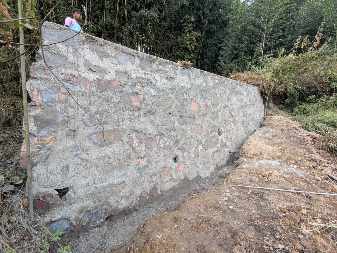 The Field Engineers conducted a field inspection at Mylliem Marbaniang.